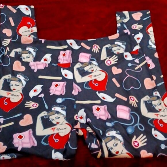 Nurse's Unique Leggings   - Picture 1 of 4